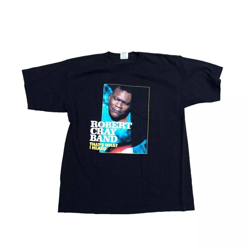 2021 ROBERT CRAY BAND Vacc in Action Tour T Shirt Men's LARGE Black Bayside​​​​